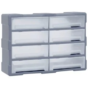 Multi-drawer organizer with 8 large drawers 52x16x37 cm by vidaXL, Toolboxes - Ref: Foro24-149600, Price: 54,23 €, Discount: %