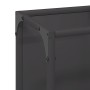 Leñero negro 25x25x60 cm Acero laminado en frío de , Bolsas y soportes de leña - Ref: Foro24-864259, Precio: 37,55 €, Descuen...