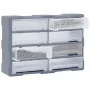 Multi-drawer organizer with 8 large drawers 52x16x37 cm by vidaXL, Toolboxes - Ref: Foro24-149600, Price: 54,23 €, Discount: %