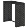 Set de muebles de jardín 5 pzas y cojines apilables negro de , Sofás de exterior - Ref: Foro24-4104163, Precio: 256,50 €, Des...