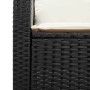 Set de muebles de jardín 5 pzas y cojines apilables negro de , Sofás de exterior - Ref: Foro24-4104163, Precio: 256,50 €, Des...