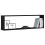 Estantes cúbicos de pared 2 uds roble negro 100x15x30 cm de , Estantes y estanterías - Ref: Foro24-862058, Precio: 41,99 €, D...