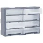 Multi-drawer organizer with 8 large drawers 52x16x37 cm by vidaXL, Toolboxes - Ref: Foro24-149600, Price: 54,23 €, Discount: %