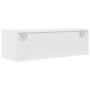 Mueble de TV de madera de ingeniería blanco 80x31x25,5 cm de , Muebles TV - Ref: Foro24-861508, Precio: 56,37 €, Descuento: %