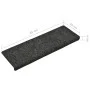 Alfombrillas de escalera 5 unidades gris 65x21x4 cm de vidaXL, Alfombrillas para escalones - Ref: Foro24-149724, Precio: 20,4...