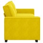Sofá de 3 plazas terciopelo amarillo 180 cm de , Sofás - Ref: Foro24-4105036, Precio: 259,88 €, Descuento: %