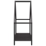 Leñero negro 60x25x60 cm Acero laminado en frío de , Bolsas y soportes de leña - Ref: Foro24-864303, Precio: 36,03 €, Descuen...