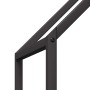 Leñero negro 60x25x60 cm Acero laminado en frío de , Bolsas y soportes de leña - Ref: Foro24-864303, Precio: 36,03 €, Descuen...