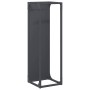 Leñero antracita 25x25x80 cm Acero laminado en frío de , Bolsas y soportes de leña - Ref: Foro24-864265, Precio: 44,17 €, Des...