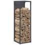 Leñero antracita 25x25x80 cm Acero laminado en frío de , Bolsas y soportes de leña - Ref: Foro24-864265, Precio: 44,17 €, Des...