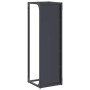 Leñero antracita 25x25x80 cm Acero laminado en frío de , Bolsas y soportes de leña - Ref: Foro24-864265, Precio: 44,17 €, Des...