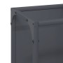 Leñero antracita 25x25x80 cm Acero laminado en frío de , Bolsas y soportes de leña - Ref: Foro24-864265, Precio: 44,17 €, Des...