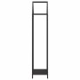 Leñero negro 40x25x120 cm Acero laminado en frío de , Bolsas y soportes de leña - Ref: Foro24-864299, Precio: 50,66 €, Descue...
