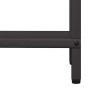 Leñero negro 40x25x120 cm Acero laminado en frío de , Bolsas y soportes de leña - Ref: Foro24-864299, Precio: 50,66 €, Descue...