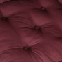Puff modular de tela color granate 140x70x36 cm de , Cojines para sillas y sofás - Ref: Foro24-4019032, Precio: 173,96 €, Des...