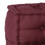 Puff modular de tela color granate 140x70x36 cm de , Cojines para sillas y sofás - Ref: Foro24-4019032, Precio: 173,96 €, Des...