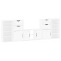 Muebles de TV 5 uds. con almacenaje "ODDA" blanco madera pino de , Muebles TV - Ref: Foro24-3365369, Precio: 277,74 €, Descue...