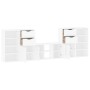 Muebles de TV 5 uds. con almacenaje "ODDA" blanco madera pino de , Muebles TV - Ref: Foro24-3365369, Precio: 277,74 €, Descue...