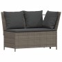 Set de sofá de jardín 3 pzas y cojines ratán sintético gris de , Conjuntos de jardín - Ref: Foro24-3365343, Precio: 434,93 €,...