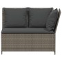 Set de sofá de jardín 3 pzas y cojines ratán sintético gris de , Conjuntos de jardín - Ref: Foro24-3365343, Precio: 434,93 €,...