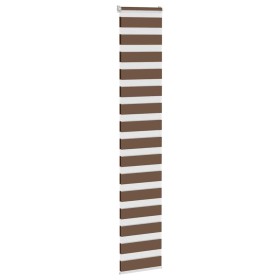 Estor cebra marrón 40x200 cm tejido ancho 35,9 cm poliéster de , Persianas y estores - Ref: Foro24-4014353, Precio: 17,21 €, ...