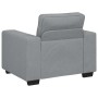 Sillón Sofá Tela Gris Claro 60 cm de , Sofás - Ref: Foro24-4105146, Precio: 156,90 €, Descuento: %