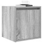 Mesilla de noche de pared gris Sonoma 38x34x40 cm de , Mesitas de noche - Ref: Foro24-861239, Precio: 37,01 €, Descuento: %