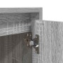 Mesilla de noche de pared gris Sonoma 38x34x40 cm de , Mesitas de noche - Ref: Foro24-861239, Precio: 37,01 €, Descuento: %