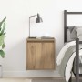 Mesita de noche de pared roble artisan 38x34x40 cm de , Mesitas de noche - Ref: Foro24-861245, Precio: 37,51 €, Descuento: %