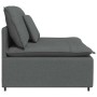 Sofá modular con módulo central y cojines gris oscuro 100 cm de , Unidades para sofás seccionales - Ref: Foro24-4104418, Prec...