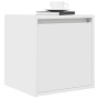 Mesillas de noche de pared 2 uds blanco 38x34x40 cm de , Mesitas de noche - Ref: Foro24-861230, Precio: 66,36 €, Descuento: %