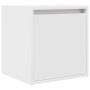 Mesillas de noche de pared 2 uds blanco 38x34x40 cm de , Mesitas de noche - Ref: Foro24-861230, Precio: 66,36 €, Descuento: %
