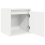 Mesillas de noche de pared 2 uds blanco 38x34x40 cm de , Mesitas de noche - Ref: Foro24-861230, Precio: 66,36 €, Descuento: %