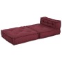 Puf modular tela granate 70x70x54 cm de , Cojines para sillas y sofás - Ref: Foro24-4019030, Precio: 136,17 €, Descuento: %