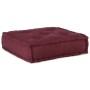 Puf modular tela granate 70x70x54 cm de , Cojines para sillas y sofás - Ref: Foro24-4019030, Precio: 136,17 €, Descuento: %