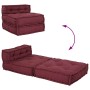 Puf modular tela granate 70x70x54 cm de , Cojines para sillas y sofás - Ref: Foro24-4019030, Precio: 136,17 €, Descuento: %