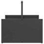 Leñero negro 40x40x40 cm Acero laminado en frío de , Bolsas y soportes de leña - Ref: Foro24-864271, Precio: 39,54 €, Descuen...