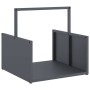 Leñero antracita 40x40x40 cm Acero laminado en frío de , Bolsas y soportes de leña - Ref: Foro24-864273, Precio: 40,49 €, Des...