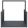 Leñero antracita 40x40x40 cm Acero laminado en frío de , Bolsas y soportes de leña - Ref: Foro24-864273, Precio: 40,49 €, Des...