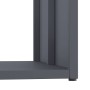 Leñero antracita 40x40x40 cm Acero laminado en frío de , Bolsas y soportes de leña - Ref: Foro24-864273, Precio: 40,49 €, Des...