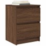 Mueble de TV de madera de roble marrón 40x35x54 cm de , Muebles TV - Ref: Foro24-861775, Precio: 53,51 €, Descuento: %