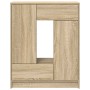 Aparador con cajones y puertas roble Sonoma 73x31x90 cm de , Aparadores - Ref: Foro24-861852, Precio: 98,97 €, Descuento: %