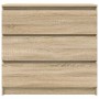 Aparador de roble Sonoma 80x35x76 cm de madera de ingeniería de , Aparadores - Ref: Foro24-861735, Precio: 98,22 €, Descuento: %