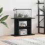 Soporte para acuario de madera de roble negro 80x35x60 cm de , Soportes para acuarios - Ref: Foro24-862149, Precio: 53,09 €, ...