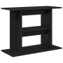 Soporte para acuario de madera de roble negro 80x35x60 cm de , Soportes para acuarios - Ref: Foro24-862149, Precio: 53,09 €, ...