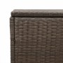 Caja de almacenaje jardín ratán sintético marrón 110x50x58 cm de , Cajas de almacenaje para exteriores - Ref: Foro24-4104070,...