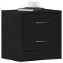 Mesillas de noche 2 uds roble negro 40x30x40 cm de , Mesitas de noche - Ref: Foro24-862005, Precio: 84,76 €, Descuento: %