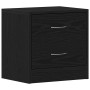 Mesillas de noche 2 uds roble negro 40x30x40 cm de , Mesitas de noche - Ref: Foro24-862005, Precio: 84,76 €, Descuento: %