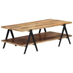 Mesa de centro madera maciza de mango 115x60x40 cm en Mesas de centro | Comprar online en Foru.es