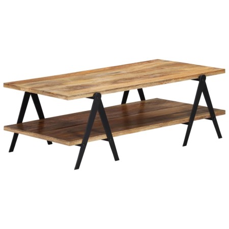 Mesa de centro madera maciza de mango 115x60x40 cm en Mesas de centro | Comprar online en Foru.es